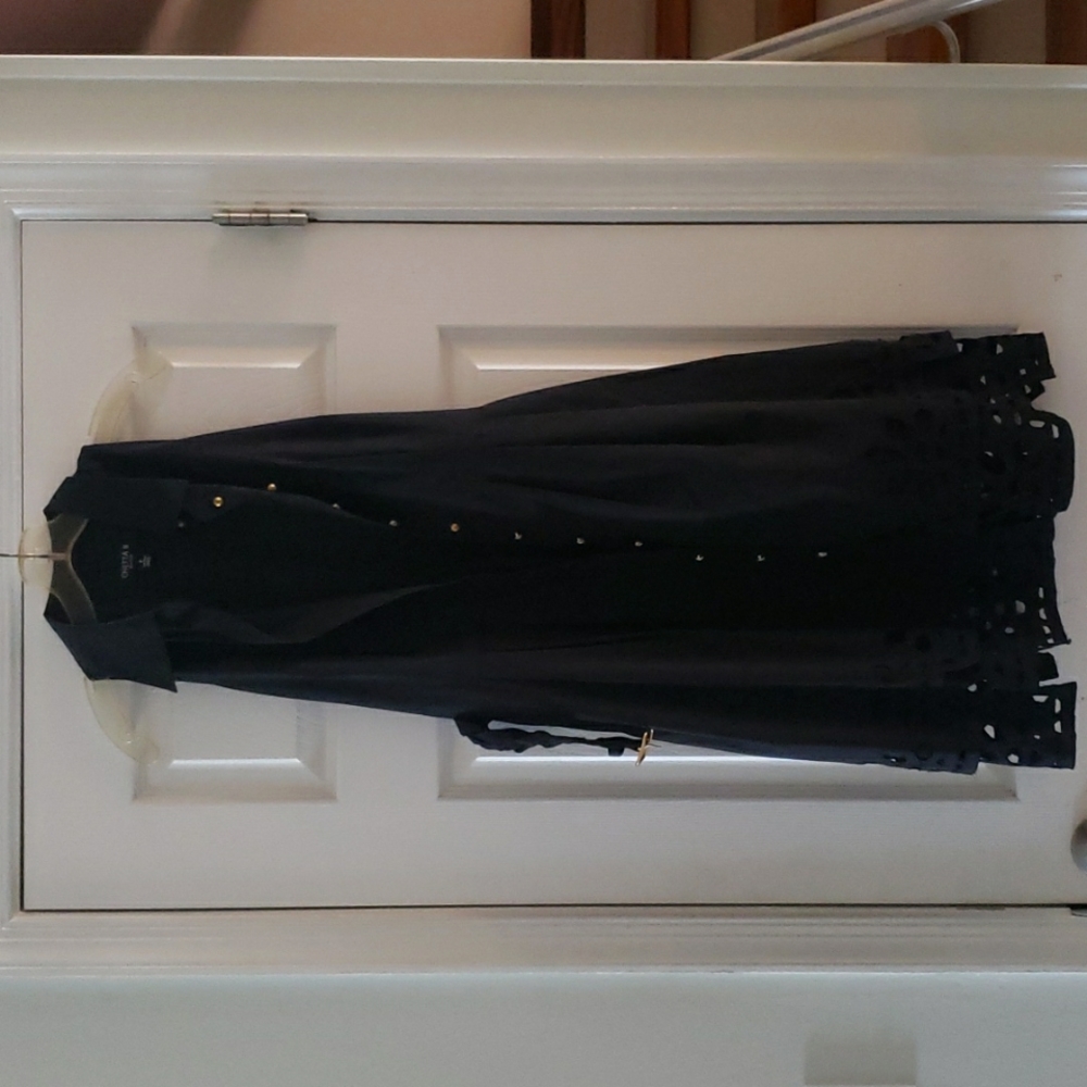 Chetta B black cotton dress